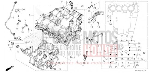 CARTER MOTEUR CB650RACR de 2024
